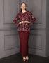 BAJU KURUNG KEDAH BIDASARI (MAROON)